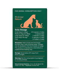 Natural Animal Solutions (NAS) OsteoForte 草本關節靈 特強止痛快(不含類固醇)(貓狗用) 60粒膠囊