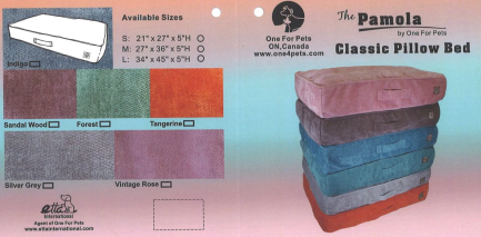 One For Pets Pamola Classic Pillow Bed 寵物經典枕頭床 (可選擇顏色/尺寸)1