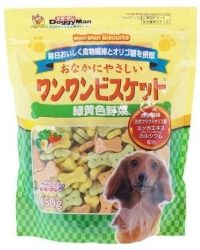 DoggyMan野菜消臭骨型餅450g