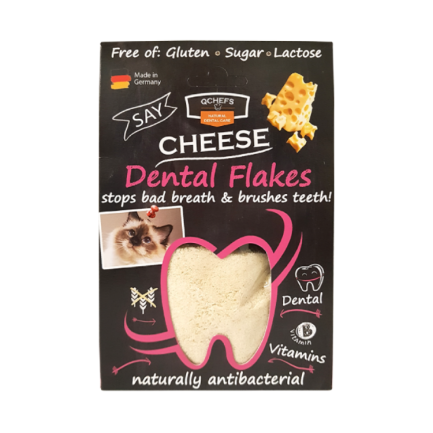 Qchefs Dental Flakes 犬用蕎麥芝士潔齒粉 (90g) / 貓用芝士潔齒粉 (80g) - Image 2