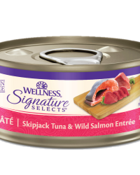 (套裝優惠24罐)Wellness Signature Select Pate 名廚精選 香濃肉醬貓濕糧主食罐 – 吞拿魚拼野生三文魚配方 2.8oz