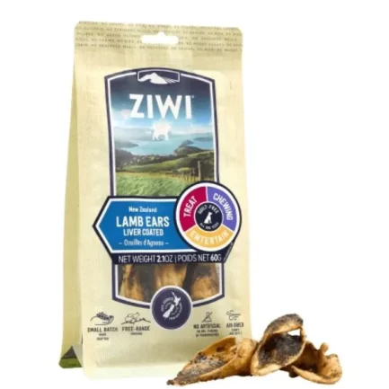 Ziwi Peak巔峰 Oral Healthcare Chews潔牙系列 Lamb Ear 羊耳 (肝塗層) 60g