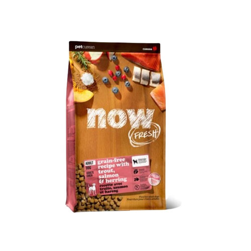 NOW FRESH!™ 無穀物全犬種成年魚肉狗糧配方(鱒魚, 三文魚, 希靈魚)