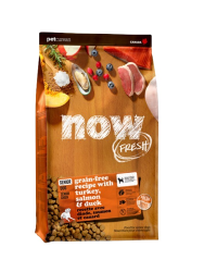 NOW FRESH!™ 無穀物全犬種老齡狗糧配方(火雞, 三文魚, 鴨肉)