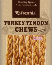 A Freschi Srl 天然火雞筋麻花捲棒 130g