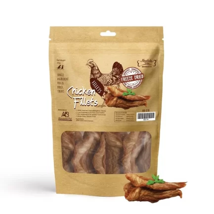 Absolute Bites Freeze Dried 天然原條煙燻雞柳 70g (狗狗食用)