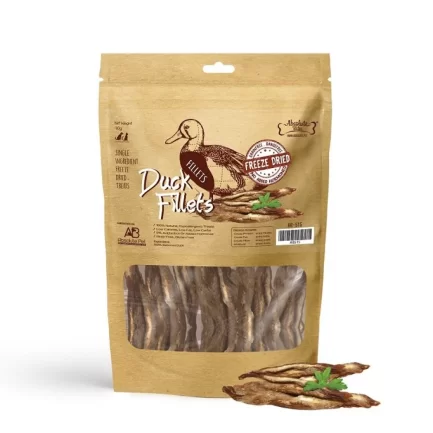 Absolute Bites Freeze Dried 天然原條煙燻鴨柳 70g (狗狗食用)