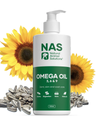 Natural Animal Solutions (NAS) Omega 3, 6 & 9 Oil 奧米加3，6&9油(貓狗適用) 500ml