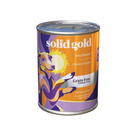 Solid Gold素力高 Sun Dancer 無穀物低卡雞肉狗罐頭 13.2oz (原箱6罐)