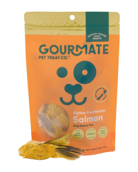 Gourmate Alpine Freshwater Salmon Fins 100%紐西蘭凍乾帝王三文魚腩邊 100g(貓犬)