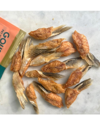 Gourmate Alpine Freshwater Salmon Fins 100%紐西蘭凍乾帝王三文魚腩邊 100g(貓犬)