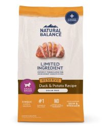 Natural Balance L.I.D. 單一蛋白無穀物系列 – 鴨肉薯仔成犬糧 (細細粒)