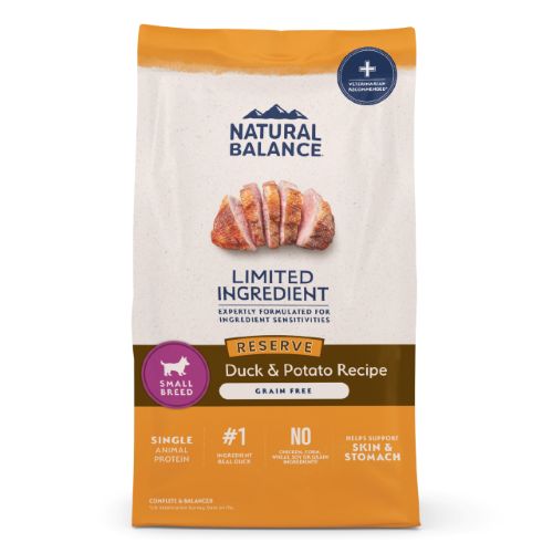 Natural Balance L.I.D. 單一蛋白無穀物系列 - 鴨肉薯仔成犬糧 (細細粒)