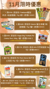 Read more about the article 2023年11月份限時優惠