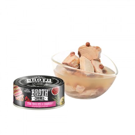 Absolute Holistic Broth Chunks 原塊厚肉菜湯主食罐頭 80g (貓/狗)