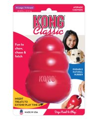 KONG Classic 經典紅葫蘆漏食狗玩具 (L)