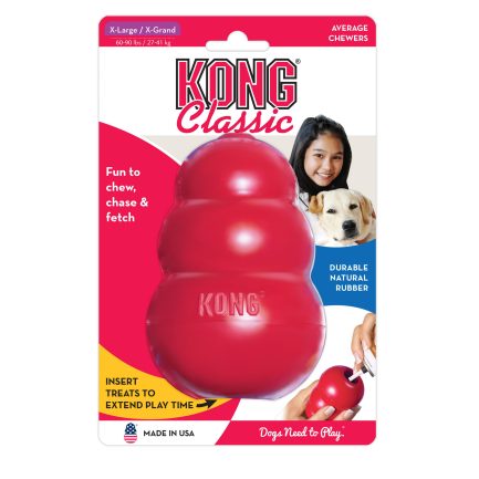 KONG Classic 經典紅葫蘆漏食狗玩具 (L)