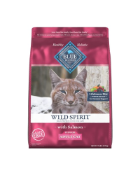 (限時特價65折)BLUE BUFFALO 美國藍摯 WILD SPIRIT GRAIN FREE 室內成貓 無穀物三文魚貓糧