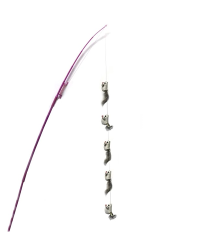 CattyMan 串燒毛毛鼠魚杆逗貓棒 (84325)