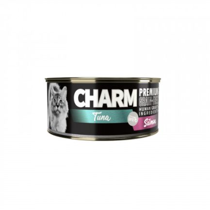 CHARM 野性魅力 特級無穀貓罐  Tuna with Salmon 濃湯鮪魚伴鮭魚 80g