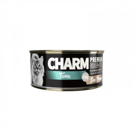 CHARM 野性魅力 特級無穀貓罐 Tuna with Sea Bream 濃湯鮪魚伴鯛魚 80g