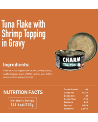 CHARM 野性魅力 特級無穀貓罐 Tuna with Shrimp 濃湯鮪魚伴鮮蝦 80g
