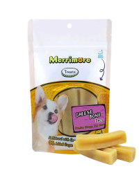 Merrimore 狗小食 – Cheese Bone 有機氂牛芝士骨 3pcs (可選尺寸)