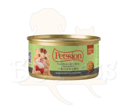 (po網)petssion汁煮白吞拿魚鴨肉 80g