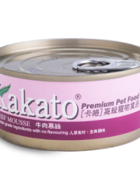 Kakato 卡格 全天然貓狗罐頭 牛肉慕絲 70g