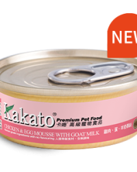 Kakato 卡格 全天然貓狗罐頭 雞肉、蛋、羊奶慕絲 40g