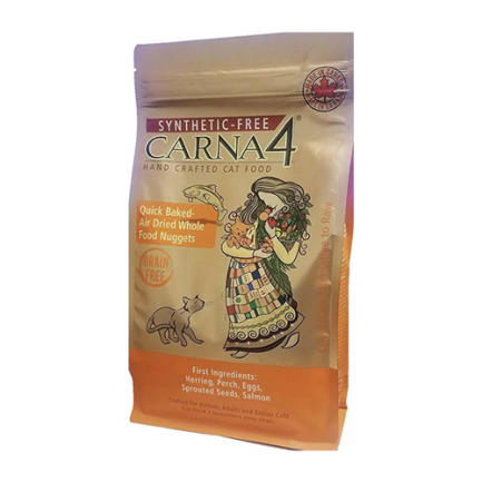 Carna4 全貓糧 - 無穀物 鯡魚配方 烘焙風乾糧