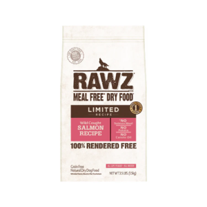 (近期優惠)RAWZ 無穀物狗乾糧 – 單一蛋白 野生三文魚全犬配方 3.5lbs (到期日: 2026年10月)