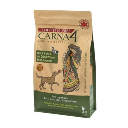 Carna4 全犬糧 - 無穀物鴨肉配方烘焙風乾糧