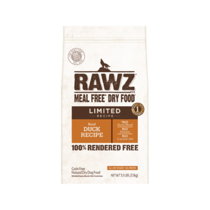 RAWZ 無穀物狗乾糧 - 單一蛋白 鴨肉全犬配方