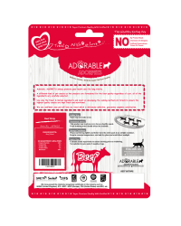 Adorable Adorpets Beef Strip 天然無穀物風乾 牛肉絲 100g