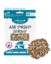 Adorable Adorpets Salmon Sushi 天然無穀物風乾 三文魚+鱈魚壽司 100g