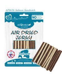 Adorable Adorpets Salmon Sandwich 天然無穀物風乾 三文魚+鱈魚治 100g