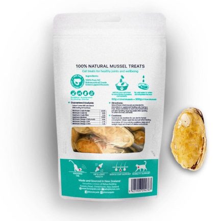 Korure Pets 100%紐西蘭凍乾蘭新鮮綠唇貽貝 50g(貓)1