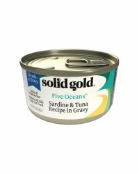 (12罐原箱優惠)Solid Gold素力高 無穀物貓罐頭 沙丁魚吞拿魚 3oz