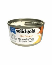 (12罐原箱優惠)Solid Gold素力高 無穀物貓罐頭 鯖魚吞拿魚 3oz