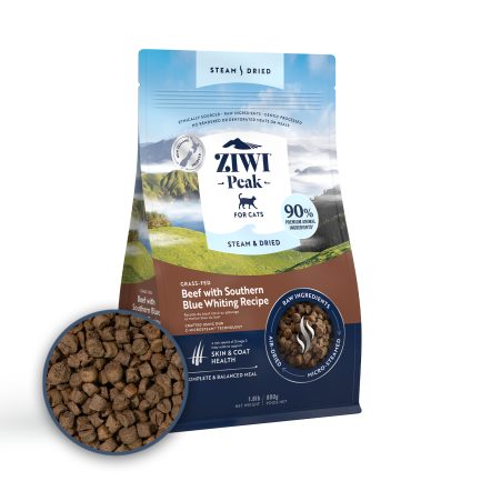 Ziwi Peak巔峰 微蒸風乾貓糧 草飼牛肉配南藍鱈食譜