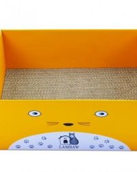 瓦通紙貓抓板附貓草(紙盒型)(可選顏色)