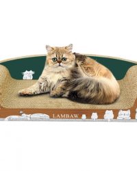 瓦通紙貓抓板附貓草(細梳化-貓圖案)