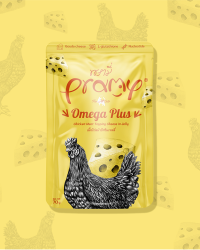 Pramy 功能性貓濕包 – 啫喱系列 (鮮嫩雞肉+芝士) – 多種奧米加酸 70g (一盒12包)