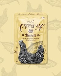 Pramy 功能性貓濕包 – 肉汁系列 (鮮嫩雞肉＋高級白肉吞拿魚) – 高能量增肌 70g (一盒12包)