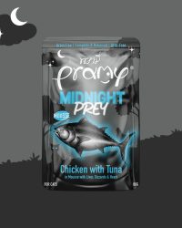 Pramy 午夜饗宴 主食餐包 鮮嫩雞肉+高級白肉吞拿魚(慕絲) 80g (一盒12包)