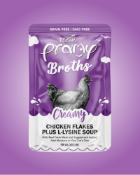 Pramy 營養湯包系列 – 吞拿魚忌廉濃湯+鮮嫩雞肉+離胺酸(貓用) 40g
