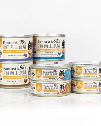 (原箱優惠)汪喵星球 Fantastic 95% 鮮肉無膠狗主食罐 80g&165g (可選味道及份量)