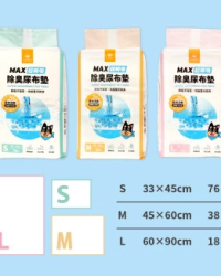 汪喵星球 MAX超瞬吸除臭尿布墊 (可選尺寸)
