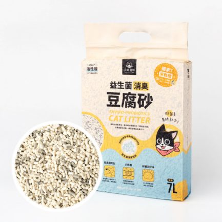 汪喵星球 益生菌消臭豆腐砂 - 原味(米粒型) 7L(2.7kg)